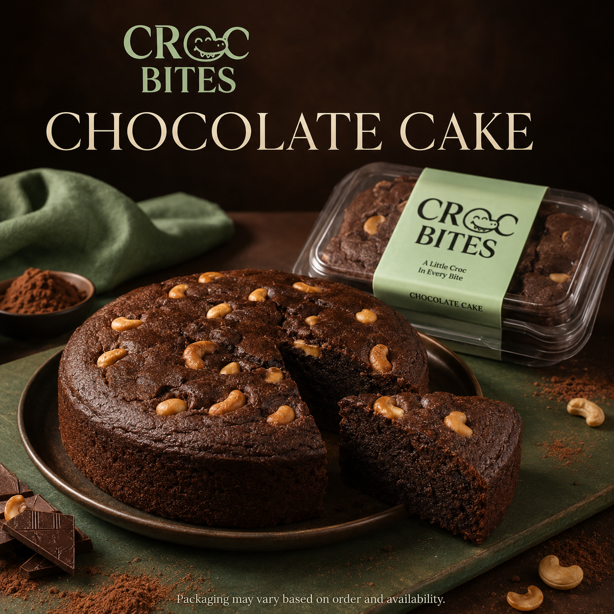 Chocolate Cake by Croc Bites