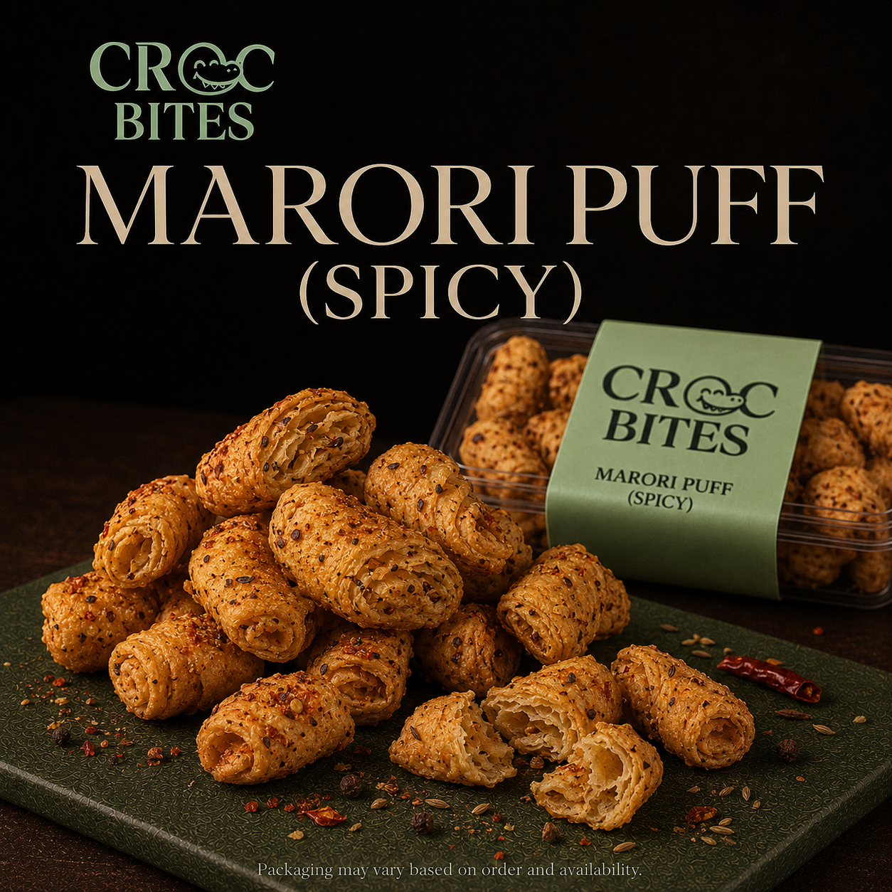 Marori Puff (Spicy) by Croc Bites