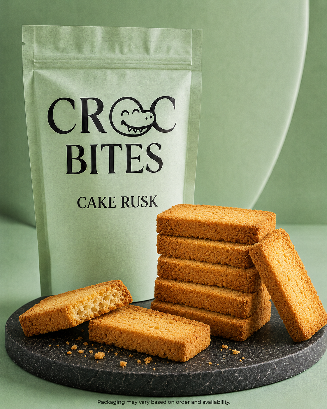 Cake Rusk by Croc Bites